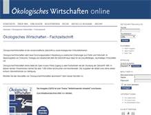 Tablet Screenshot of oekologisches-wirtschaften.de